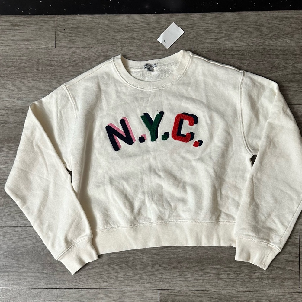 Crewcuts Classic White Sweatshirt size 14/15